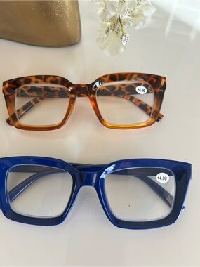 2 Reading Glasses +4.00 | Lightweight Fashion Frames